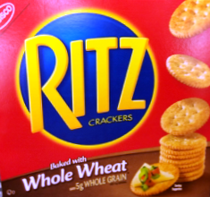 Ritz Crackers Baked Whole Wheat 12.9oz